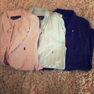 3 men’s RL POLO shirts XL